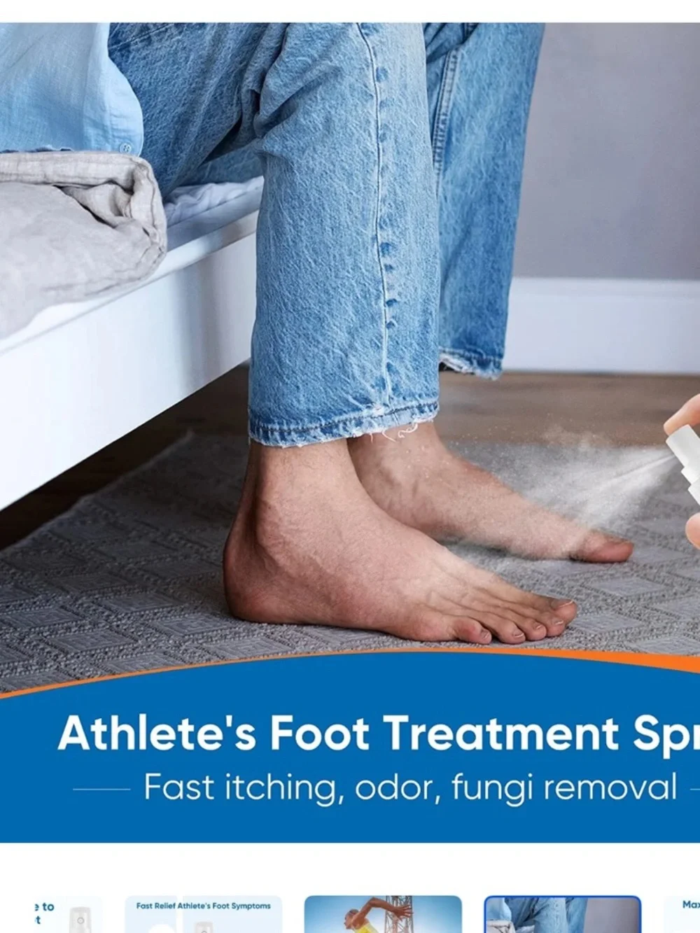 Vifycim Athlete's Foot Spray - Soothing Antifungal Spray set of 3
